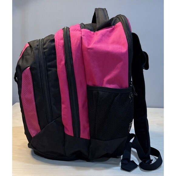 Adidas Load Spring Backpack Black Pink Laptop Tablet Sleeve Pockets Side Pockets - Picture 5 of 10